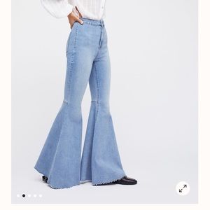 Free People Just Float on Flare Jeans